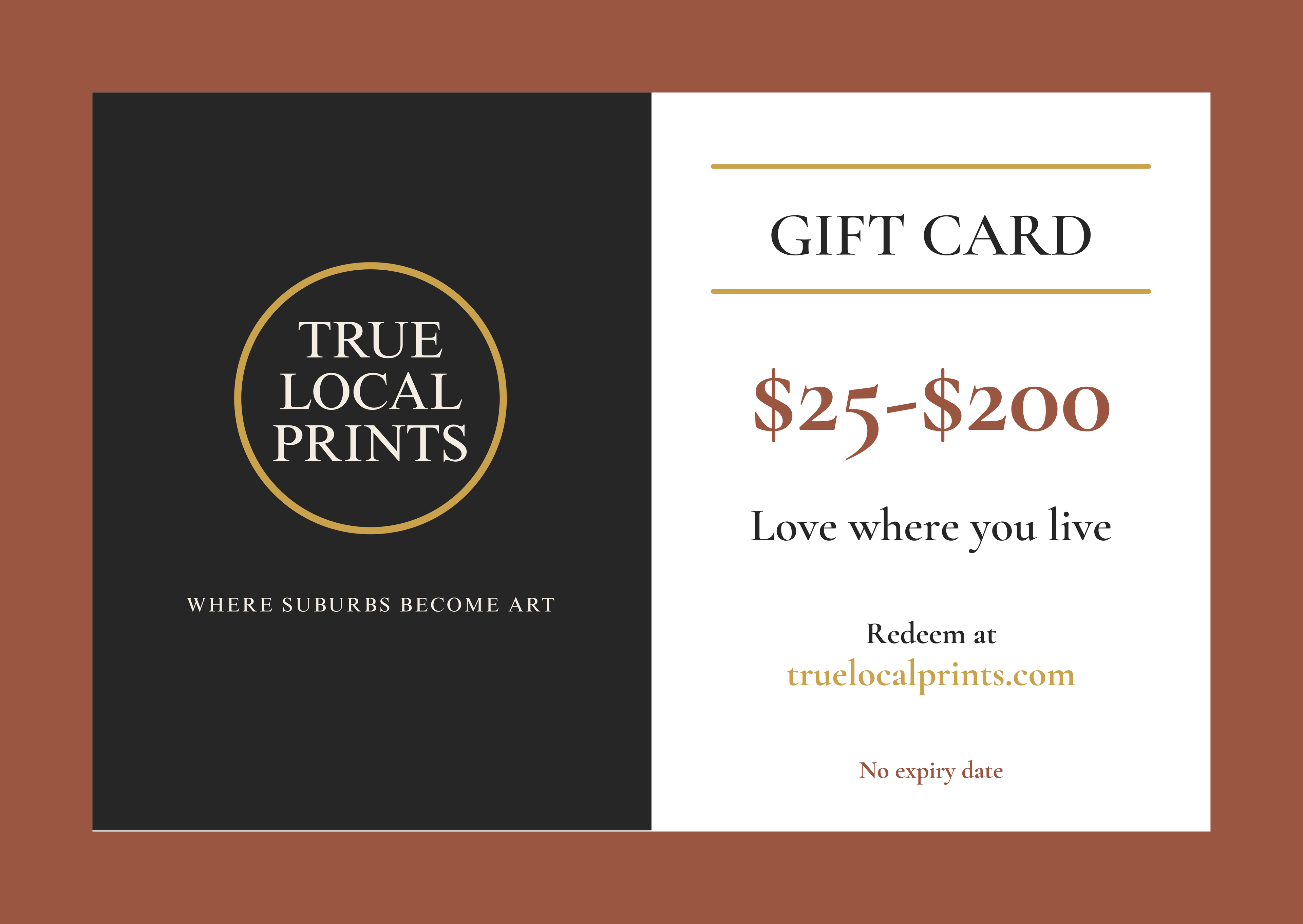True Local Prints Gift Card