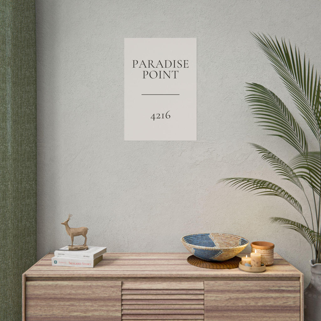 Personalised Suburb Print, Custom Postcode Print, Soft Mono, Australia Wall Art, A2 A3 Housewarming Gift, Moving Away Gift