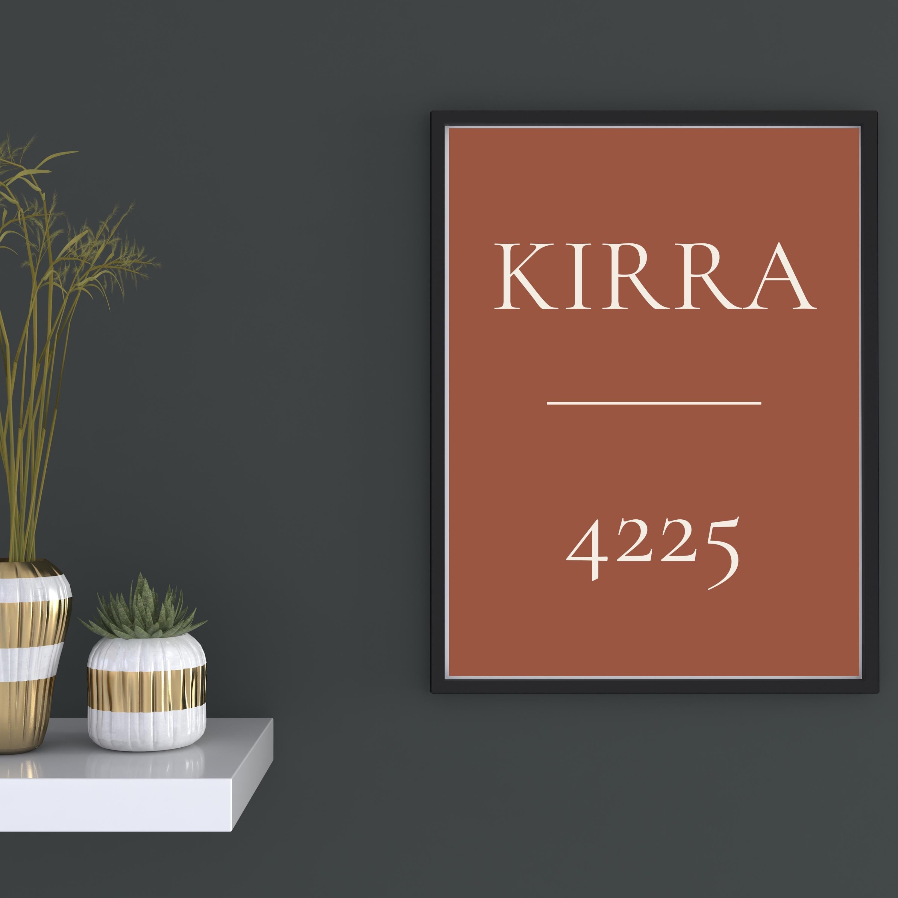 Personalised Suburb Print, Custom Postcode Print, Terracotta Australia Wall Art, A2 A3 Housewarming Gift, Moving Away Gift