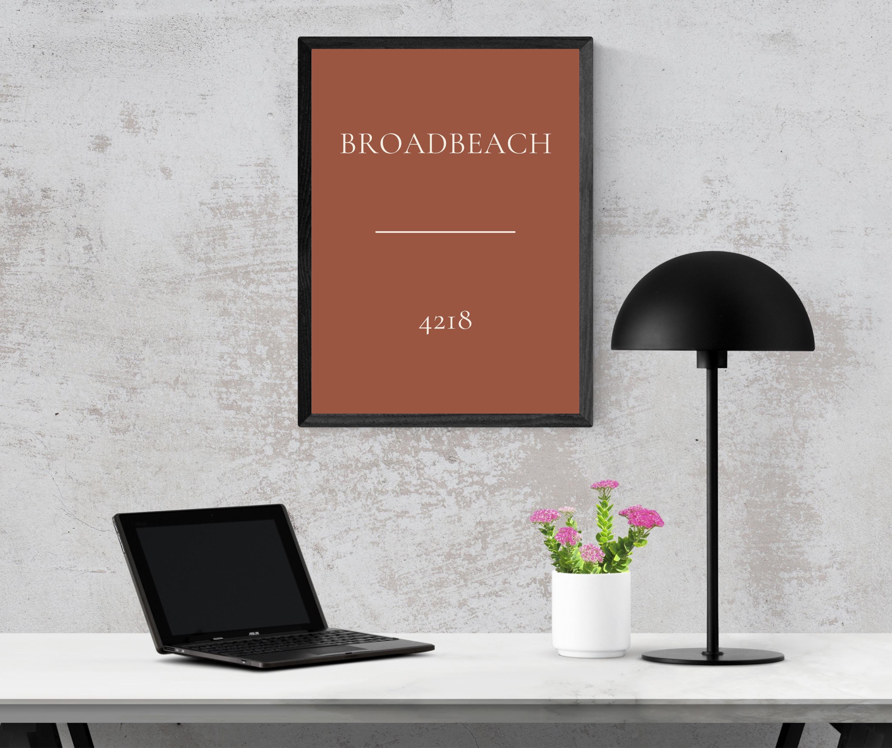 Personalised Suburb Print, Custom Postcode Print, Terracotta Australia Wall Art, A2 A3 Housewarming Gift, Moving Away Gift